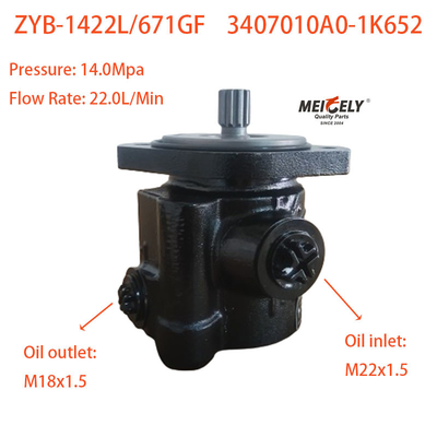 Bomba de direção de potência para motores diesel Cummins ISDE ZYB-1422L/671GF
