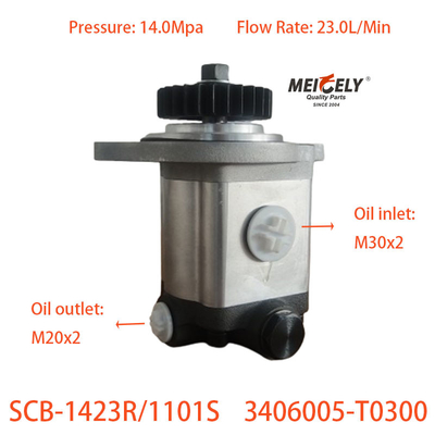 Bomba de engrenagem SCB-1423R/1101S Bomba de direção hidráulica Para Dongfeng Renault