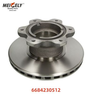 Peças sobressalentes Discos de travagem Rotor de travagem 6684230512 6684230312 Para camião Mercedes Benz