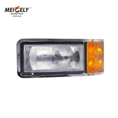 Conjunto de faróis padrão OEM com lentes de policarbonato resistentes a impactos para instalação plug-and-play em caminhões pesados Mack
