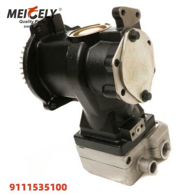 Compressor de ar de cilindro único resistente OEM 9111535100 para sistema de freio de caminhão MACK