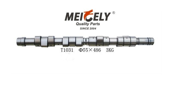 Eixo de cames 55×486mm 3KGS do motor de Use for rvi Truck Parts T1031 do ferro fundido