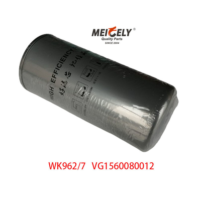 Stock WK962/7 Peças sobressalentes de camião Filtro de combustível para SINOTRUK HOWO