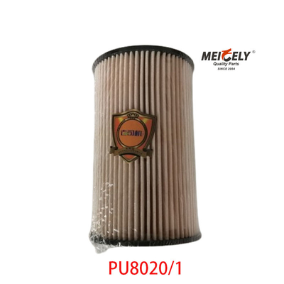 Acessórios PU8020/1 Peças sobressalentes de camião Elemento de filtro de combustível para a SINOTRUK
