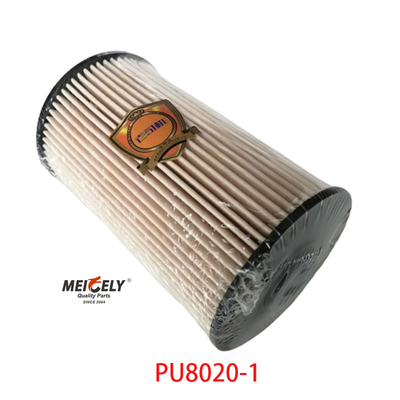 Acessórios PU8020/1 Peças sobressalentes de camião Elemento de filtro de combustível para a SINOTRUK
