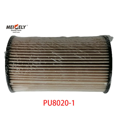 Acessórios PU8020/1 Peças sobressalentes de camião Elemento de filtro de combustível para a SINOTRUK