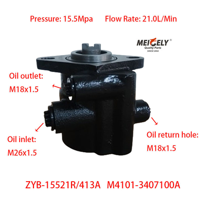 Stock Yuchai 6M Motor M4101-3407100A Série de Yuchai bomba de direção