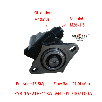 Stock Yuchai 6M Motor M4101-3407100A Série de Yuchai bomba de direção