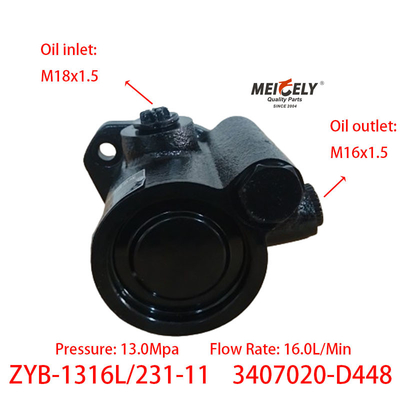 Peças do motor ZYB-1316L/231-11 Weichai Deutz Servo-Steering Pump
