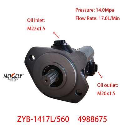 Cummins ISD ISDE 4BT Motor 4988675 Direção hidráulica