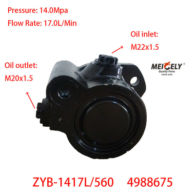 Cummins ISD ISDE 4BT Motor 4988675 Direção hidráulica