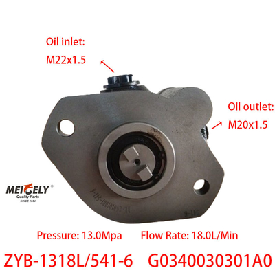 G0340030301A0 Yuchai Motor Booster Pump Direção Pump