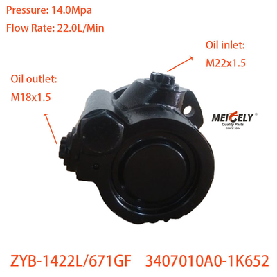Bomba de direção de potência para motores diesel Cummins ISDE ZYB-1422L/671GF
