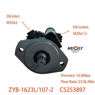Bomba de direção hidráulica C5253897 Partes de camião para motor CUMMINS 6CT