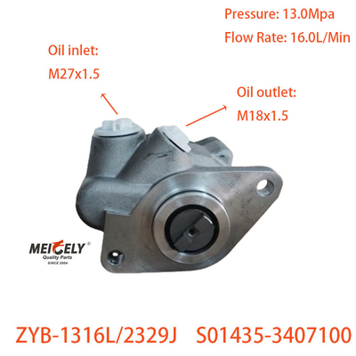 Bomba de reforço ZYB-1316L/2329J Bomba de direção para motor Yuchai