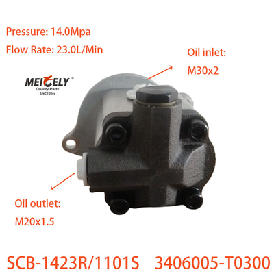Bomba de engrenagem SCB-1423R/1101S Bomba de direção hidráulica Para Dongfeng Renault