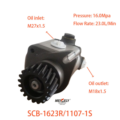 SCB-1623R/1107-1S WD12 Série 19 Dent Steering Pump Para Weichai