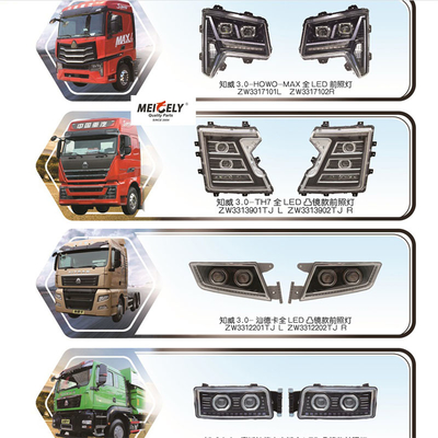 Associação de faróis full LED 92101-Y4010XH para Sinotruck HOWO MAX