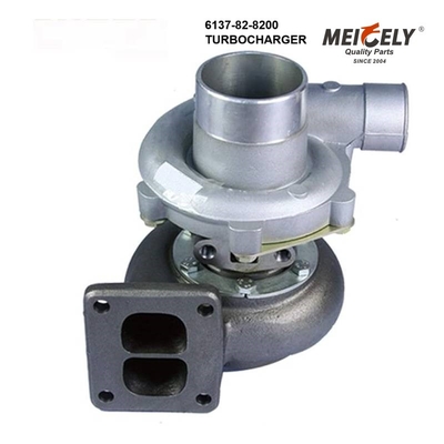 Turbocompressor TO4E53 6137-82-8200 para motor Komatsu S6D105 Excavadora PC200-3