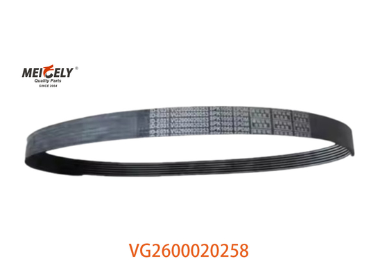 Venda a quente VG2600020258 Cinturão alternador Peças sobressalentes do motor para HOWO