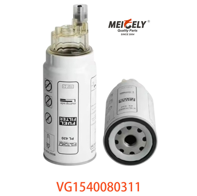 Filtro de combustível VG1540080311 84303715 Separador de combustível e água para camião Motor diesel Número de modelo de veículo