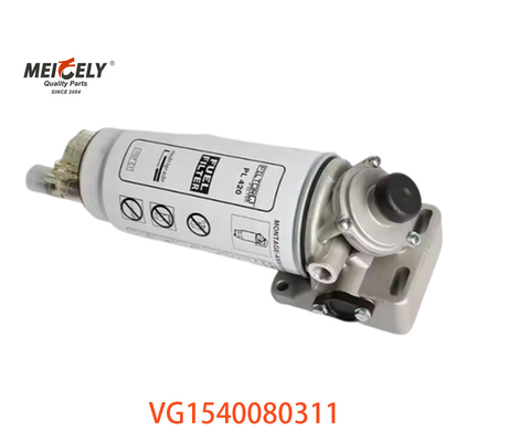 Filtro de combustível VG1540080311 84303715 Separador de combustível e água para camião Motor diesel Número de modelo de veículo