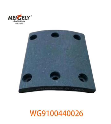 Revestimento do travão WG9100440026 para camião pesado SINOTRUK HOWO WG9100440028