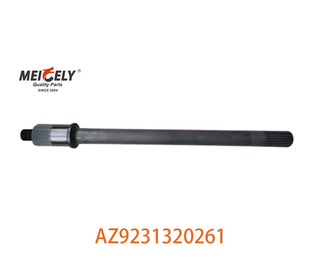 Tamanho padrão AZ9231320261 eixo de condução para SINOTRUK Howo AZ9761321010 de alumínio