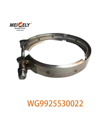 Partes do motor originais WG9925530022 Intercooler Hose Clamp para caminhão SINOTRUK
