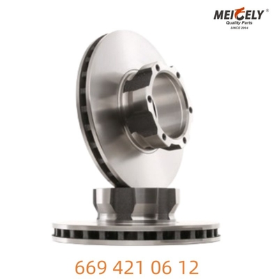 Aço forjado 669 421 06 12 Disco de travagem Força inigualável Para Mercedes-Benz