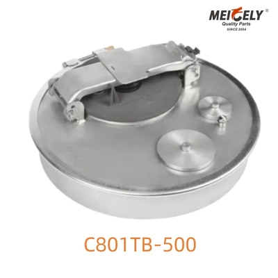 C801TB-500 Feito de ferro fundido Hooped Manhole Cover Tank Truck's Ideal Sealer