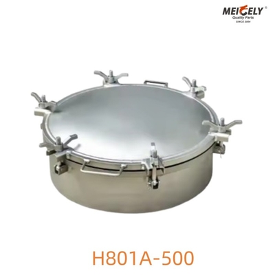Tipo de soldadura Capa de escotilha de aço inoxidável H801A-500 para caminhão-tanque