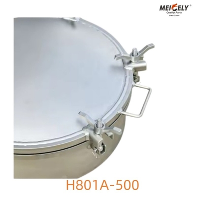 Tipo de soldadura Capa de escotilha de aço inoxidável H801A-500 para caminhão-tanque