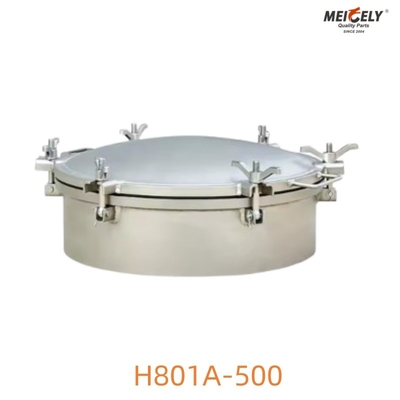 Tipo de soldadura Capa de escotilha de aço inoxidável H801A-500 para caminhão-tanque
