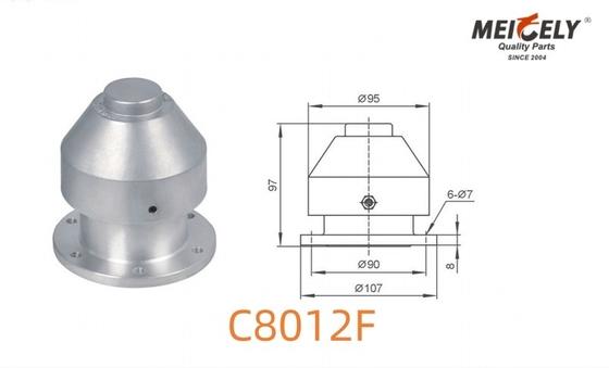 C8012F Válvula de ventilação de aço inoxidável de tipo flange exterior Válvula de escape PV