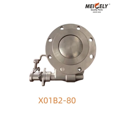 X01B2-80 válvula de pé de fluxo limpo Solução ultra-higiênica para operações de caminhões-tanque