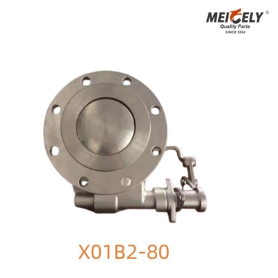 X01B2-80 válvula de pé de fluxo limpo Solução ultra-higiênica para operações de caminhões-tanque