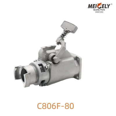 C806F-80 válvula de descarga de torneira industrial pesada para caminhões-tanque