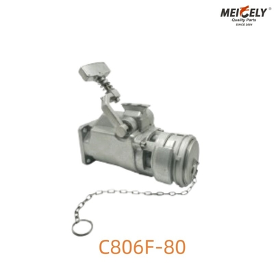 C806F-80 válvula de descarga de torneira industrial pesada para caminhões-tanque