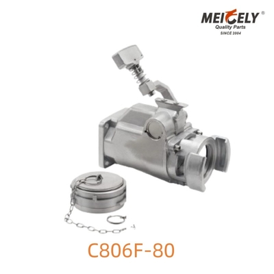 C806F-80 válvula de descarga de torneira industrial pesada para caminhões-tanque