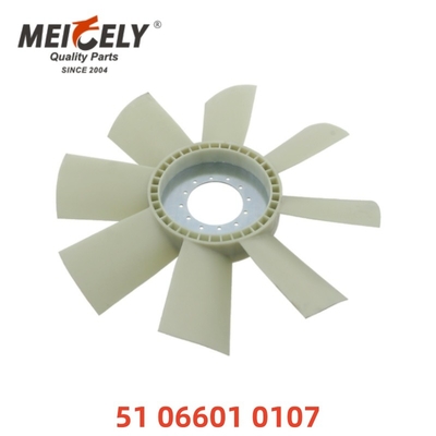 Ventilador original de qualidade de fábrica, lâmina de ventilador de refrigeração, Ventilador OEM 51066010172 para camião