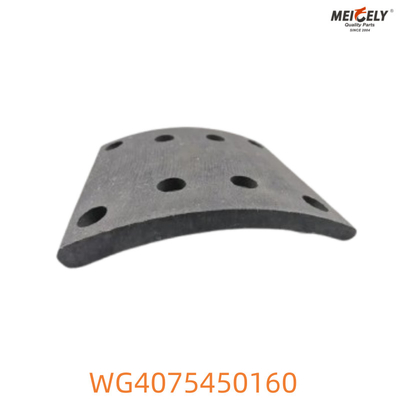 WG4075450160 Howo almofadas de travão Material de atrito confiável para o poder de travagem ideal