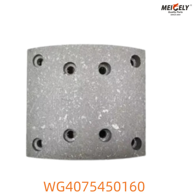WG4075450160 Howo almofadas de travão Material de atrito confiável para o poder de travagem ideal