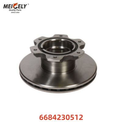 Peças sobressalentes Discos de travagem Rotor de travagem 6684230512 6684230312 Para camião Mercedes Benz