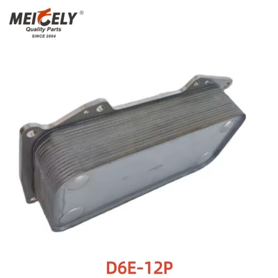 Peças sobressalentes de escavadeira de alta qualidade Refrigerador de óleo de motor D6E-12P 04254427 Para Assy Core Cover
