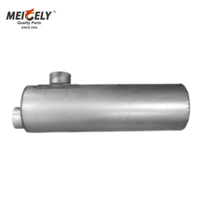 Silenciador de escapamento resistente 2ME3106A, ajuste direto para caminhões Mack com construção em aço aluminizado