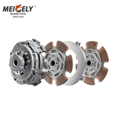 OEM Standard Heavy-Duty Clutch Assembly com fachadas de fricção cerâmica para caminhões Mack