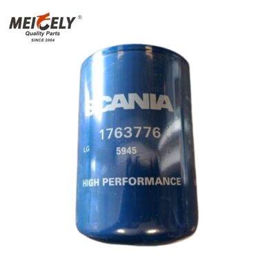 OE Number 1763776 Heavy Duty Engine Oil Filter Replacement For Scania 