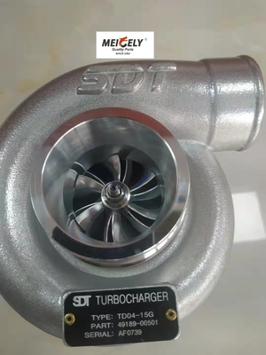 Turbocompressor 49189 do motor diesel do metal 00501 AF0739 TD04-15G