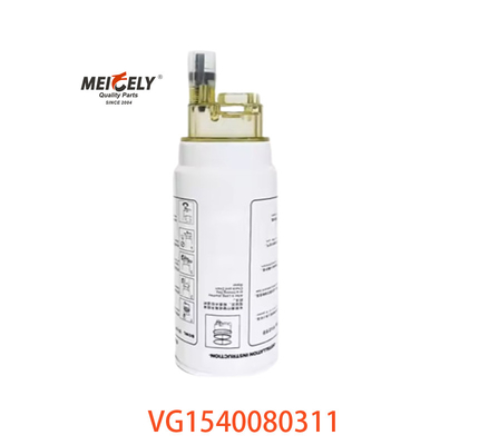 Filtro de combustível VG1540080311 84303715 Separador de combustível e água para camião Motor diesel Número de modelo de veículo